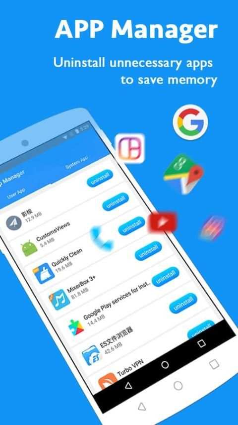 Quickly Clean-Phone Booster screenshot 1