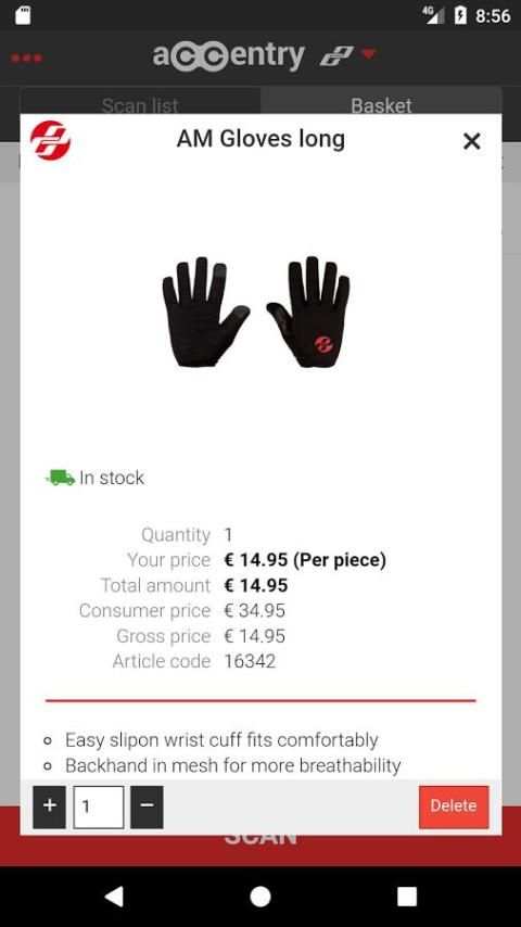 Accentry Scan App screenshot 1