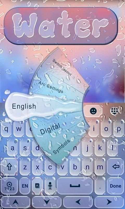 Water GO Keyboard Theme screenshot 2