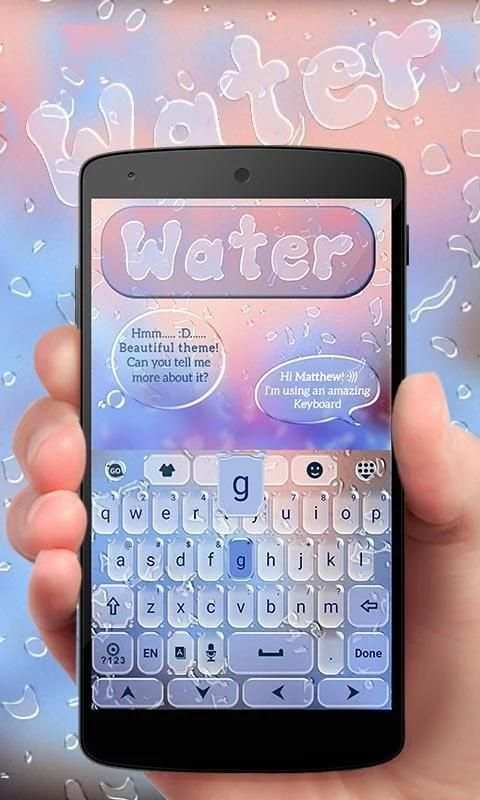 Water GO Keyboard Theme screenshot 7