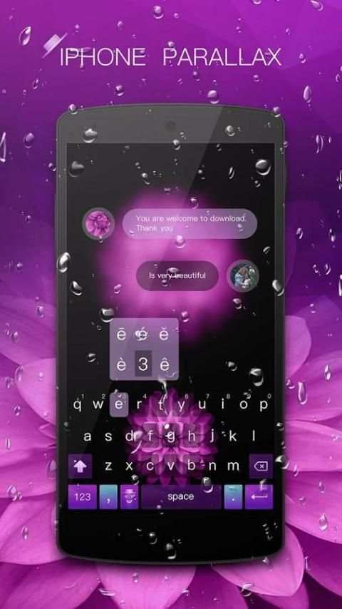 3D Phone Live Emoji Keyboard Theme screenshot 2