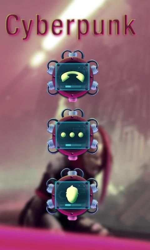 Cyberpunk GO Launcher screenshot 2