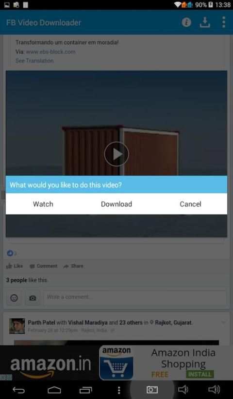 Save videos from facebook screenshot 2