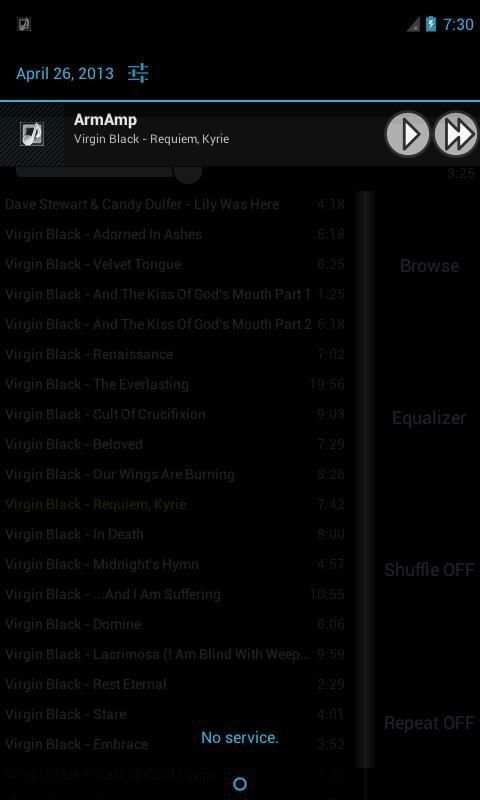 ArmAmp Music Player скриншот 7