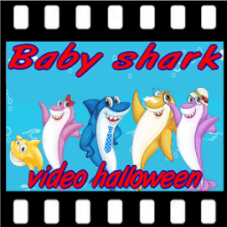 Baby shark video halloween أيقونة