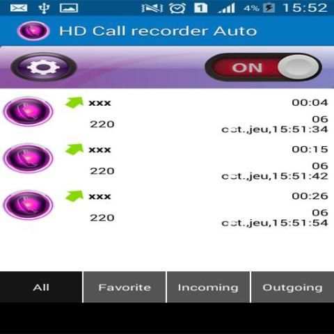 HD Call Recorder screenshot 3