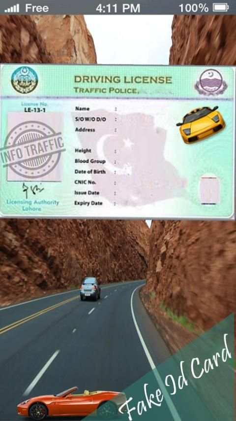 Driving Licence Maker – Driving License Generator screenshot 1