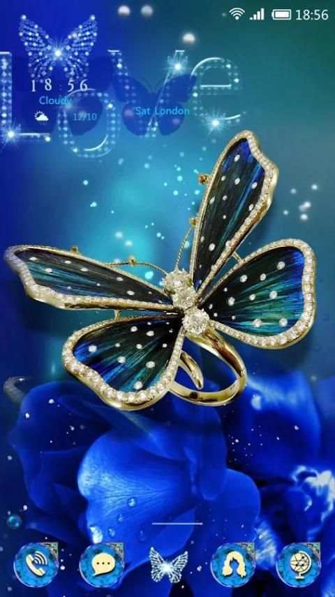 Butterfly 91 Launcher Theme скриншот 3