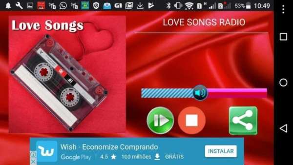LOVE SONGS RADIO - THE LOVE IS IN THE AIR скриншот 2