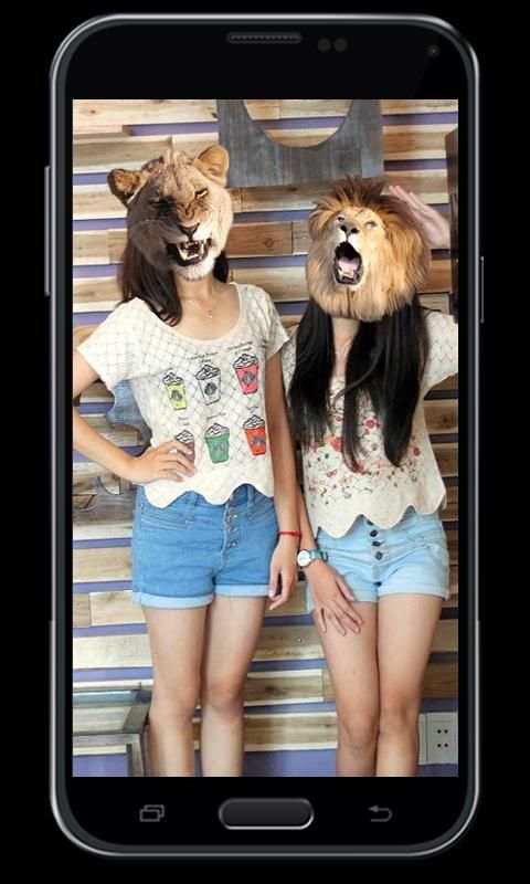 Animal Face Photo Effects 4 تصوير الشاشة