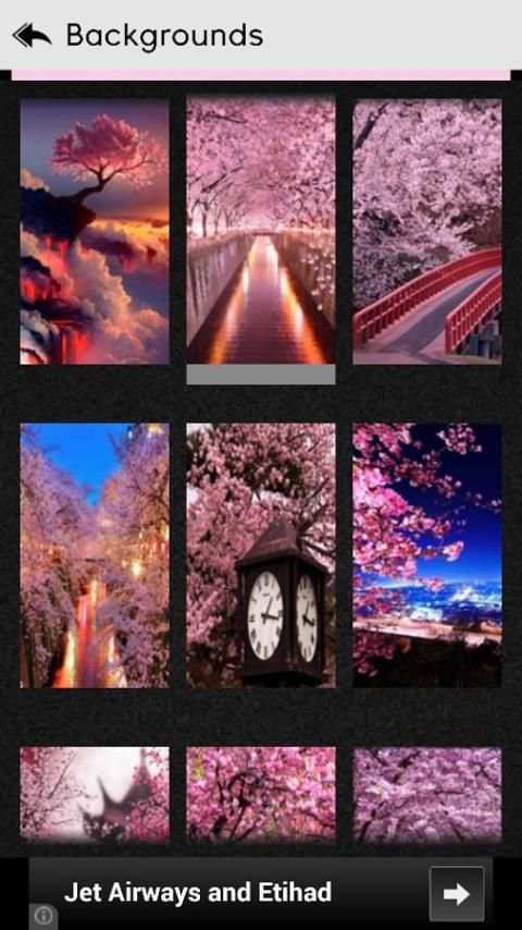 Sakura Live Wallpaper स्क्रीनशॉट 4