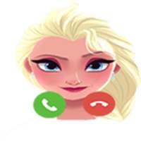 The fake call and sms from Elsa and Anna prank on 9Apps