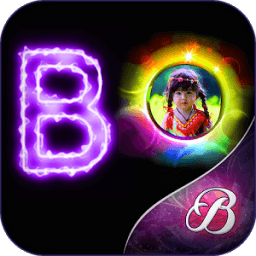 ikon Lighting Text Photo Editor-Frame