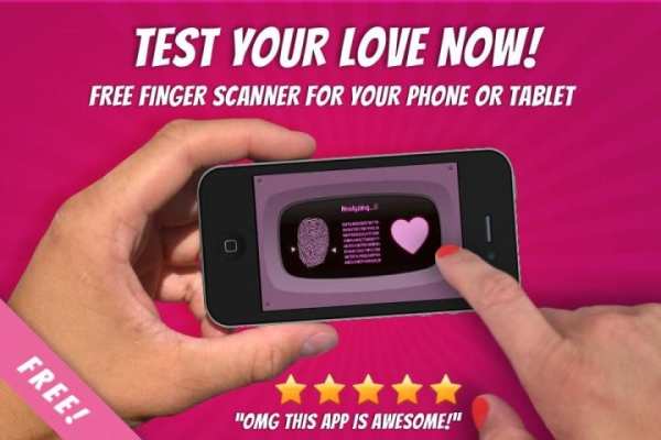 Free Love Finger Scanner Prank screenshot 4