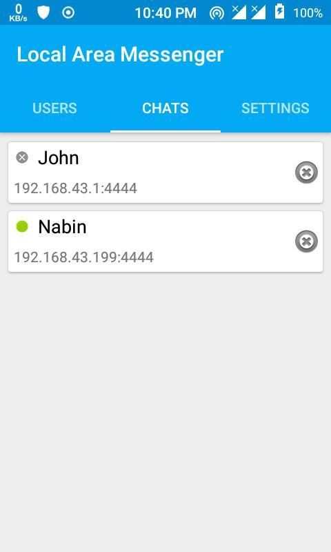 LAN Messenger - Peer to Peer File Sharing and Chat screenshot 3