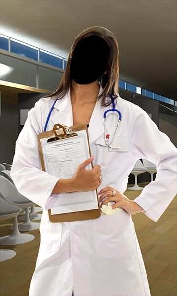 Women Doctor Suit Photo Frame, Lwp & Color Suits screenshot 2