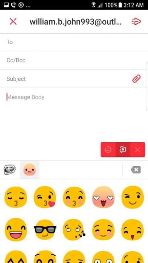 Email App - Fast Mail for Android 4 تصوير الشاشة