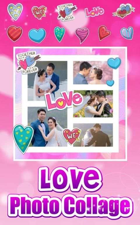 Love Photo Collage 3 تصوير الشاشة