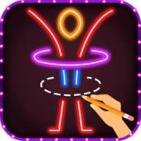 How to Draw Glow Stickman