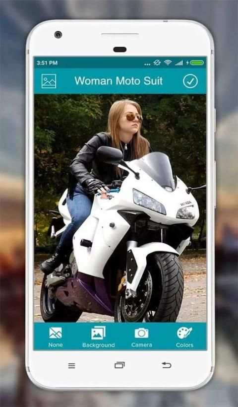 Women Moto Photo Suit screenshot 3