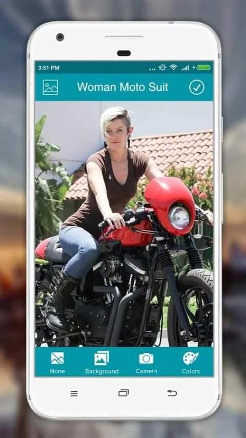 Women Moto Photo Suit screenshot 12