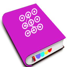 diary with a fingerprint lock icon