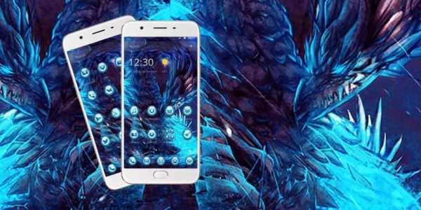 Tema Biru Neon Blue screenshot 1