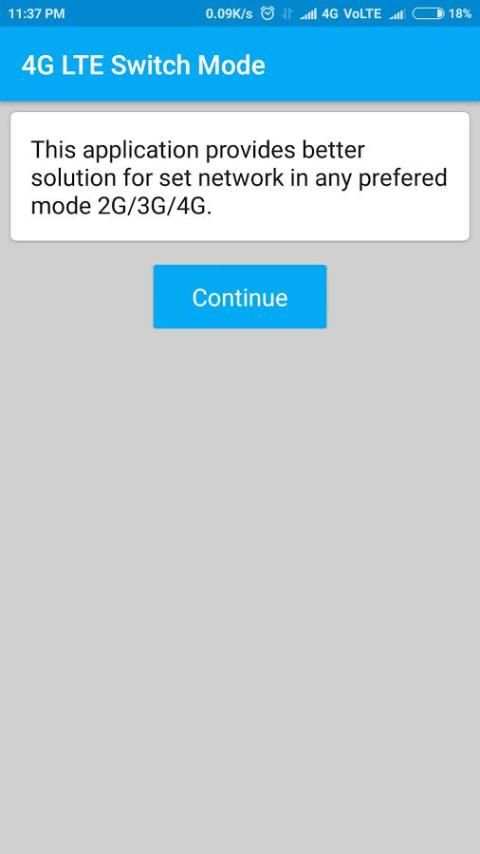 4G LTE Switch Mode screenshot 3