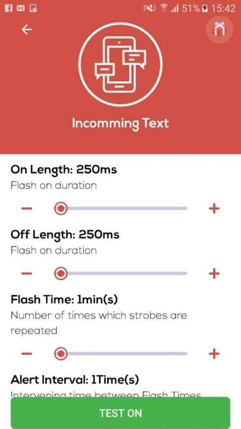 Ringing Flashlight screenshot 3