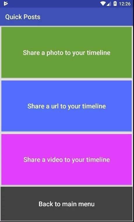 Quick Posts for Facebook скриншот 5