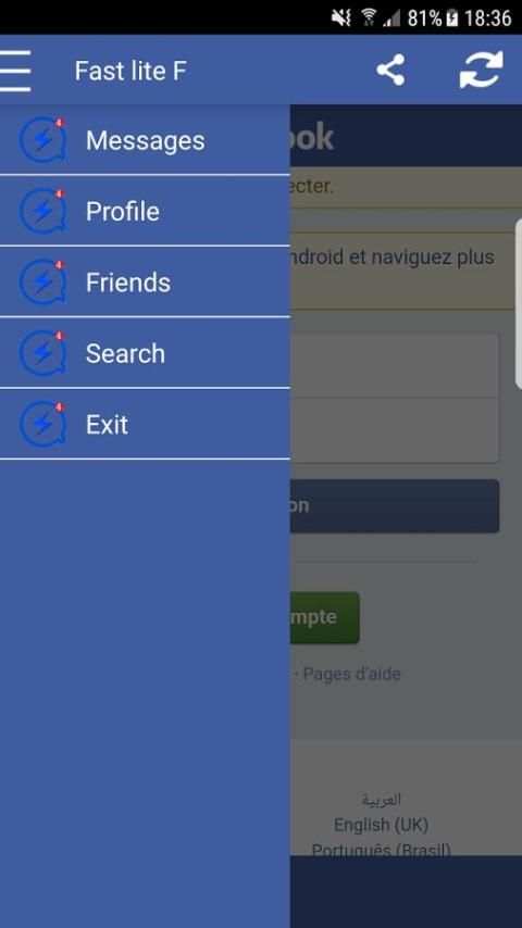 Super Lite for F B(fast) screenshot 2