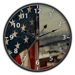 US Analog Clock Live Wallpaper أيقونة