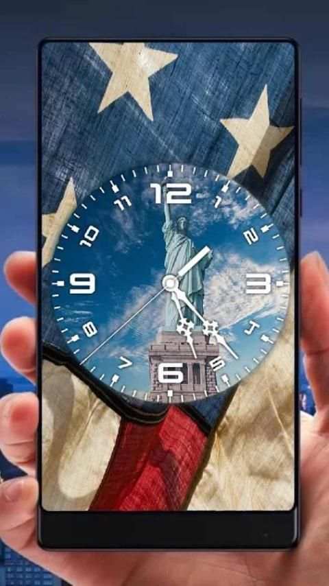 US Analog Clock Live Wallpaper screenshot 5