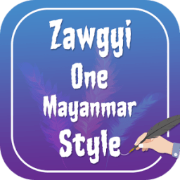 Zawgyi One Mayanmar Fonts Style أيقونة