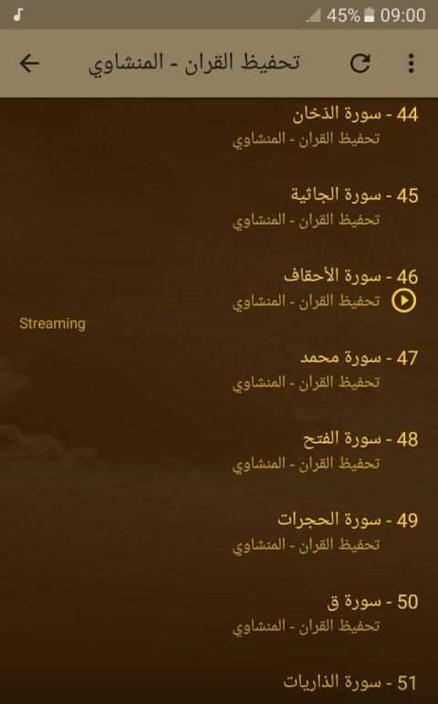 تحفيظ القران - المنشاوي screenshot 2