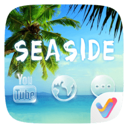 Seaside V Launcher Theme أيقونة