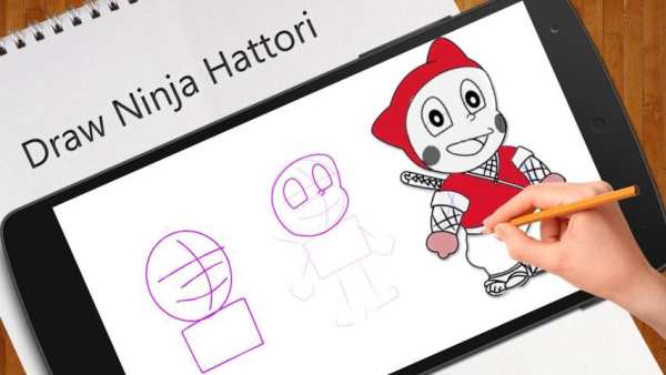 Learn To Draw Ninja Hattori скриншот 3