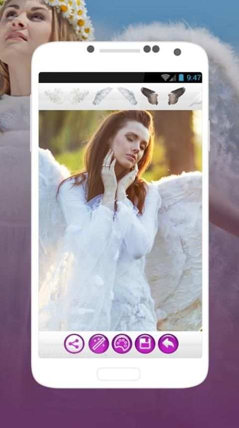 Angel Wings Effect Photo Editor screenshot 2