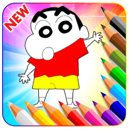 coloring game for Shinchan icon