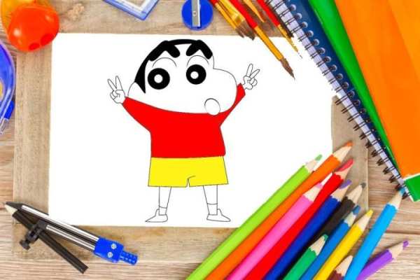 coloring game for Shinchan screenshot 1