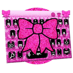 Розовый блеск Bow Key Theme иконка