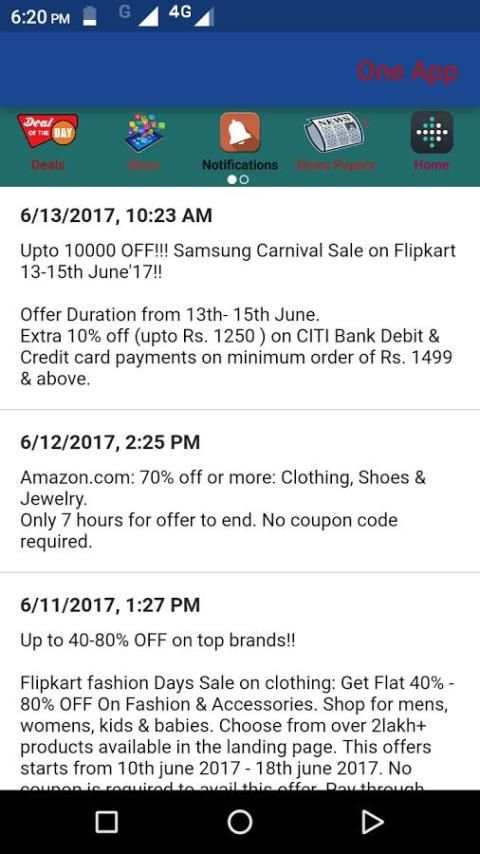 One App - All in one Shopping App स्क्रीनशॉट 3