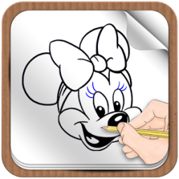 How To Draw Minnie Mouse Mickey Adult Drawing иконка