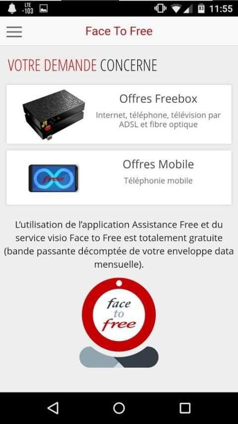 Face to Free (Assistance Free) screenshot 14