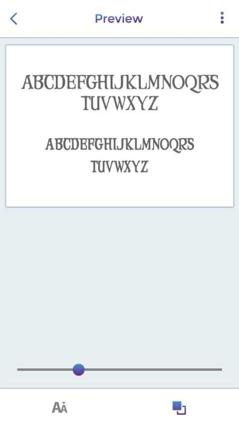 Serif Fonts Style 1 تصوير الشاشة
