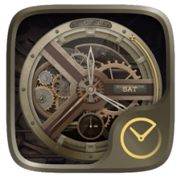 ikon Steampunk GO Clock Themes
