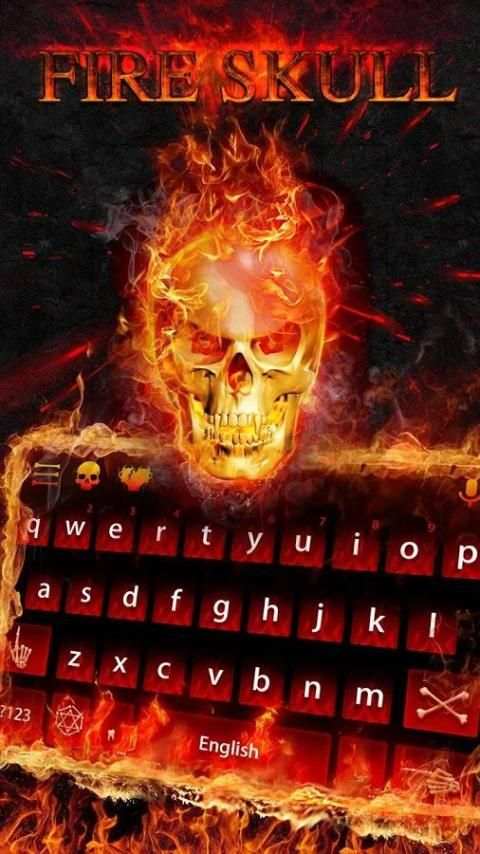 Skull Hellfire Theme स्क्रीनशॉट 3