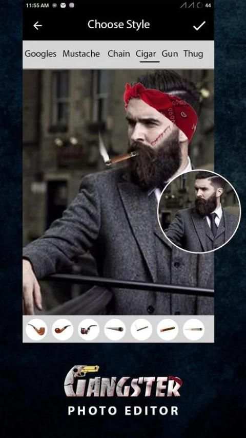 Gangster Photo Editor स्क्रीनशॉट 3