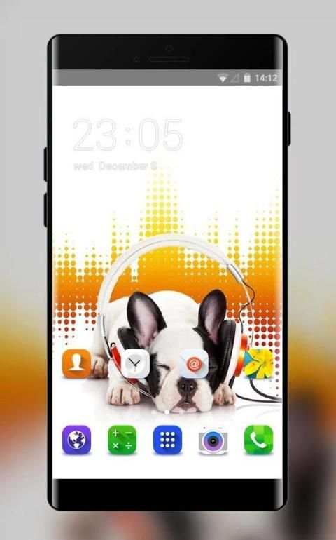Puppy Theme for Samsung Galaxy Core Lite Launcher 4 تصوير الشاشة