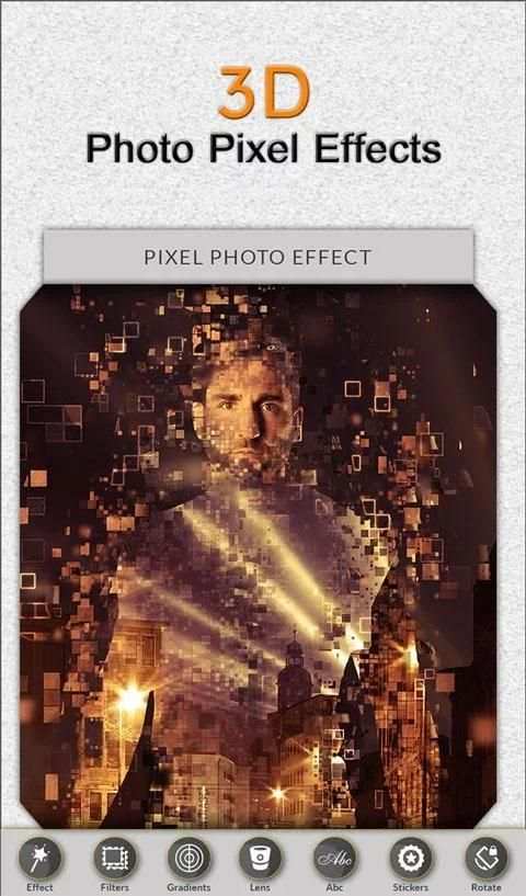 Pixel Effect 3D Photo Editor скриншот 4